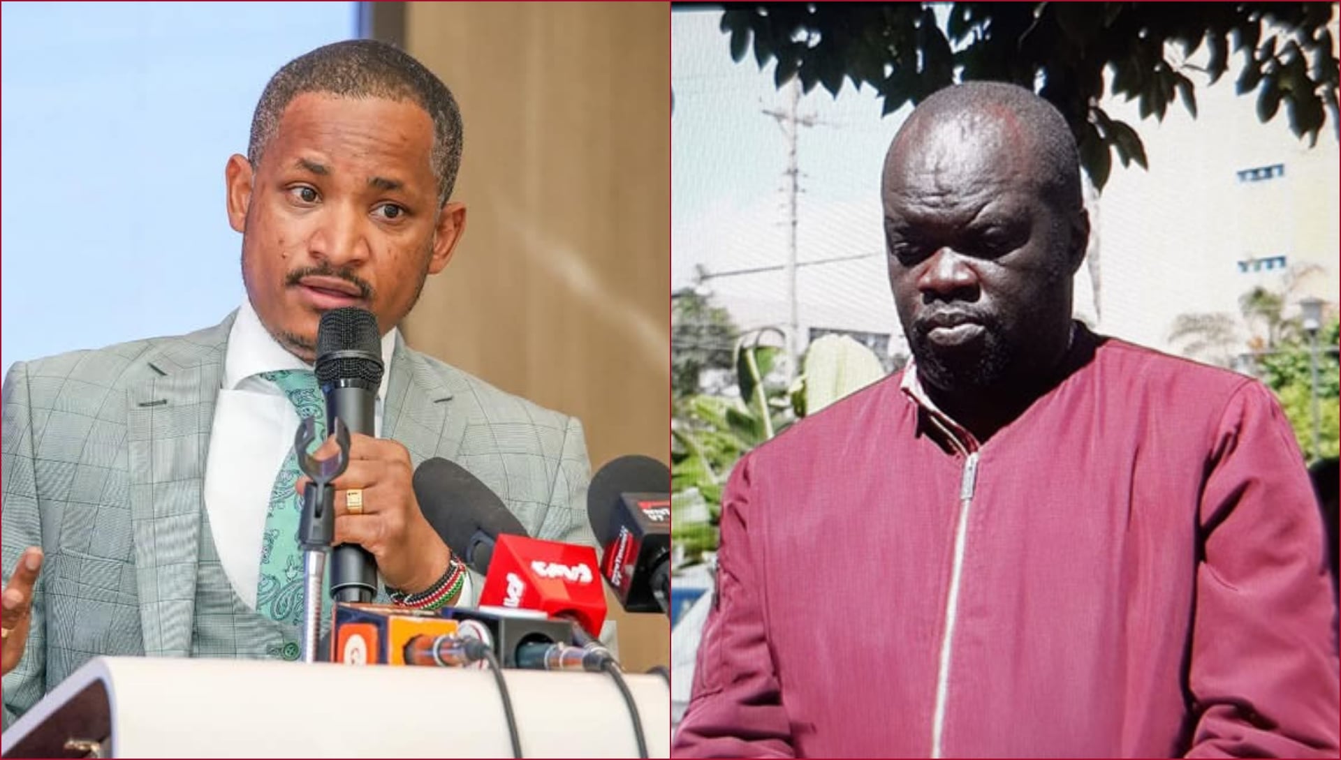 Embakasi East MP Babu Owino accused Kileleshwa MCA Robert Alai of threatening his life.